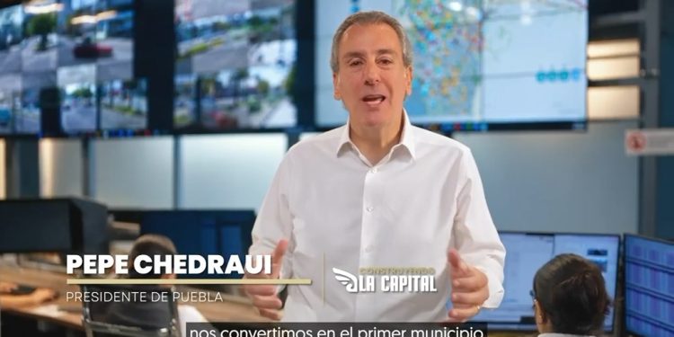 Integra Pepe Chedraui inteligencia artificial al sistema de vigilancia de Puebla Capital