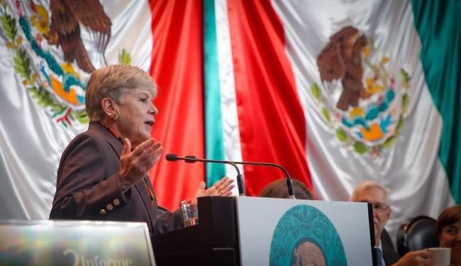 Secretaria Bárcena presenta resultados de la política ambiental en la Cámara de Diputados