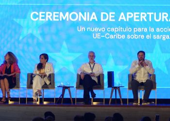 Unión Europea y Caribe impulsan desde Cancún inversiones para transformar el sargazo en una cadena de valor regional