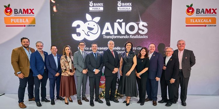 Banco de Alimentos Cáritas Puebla conmemora 30 años de transformar vidas